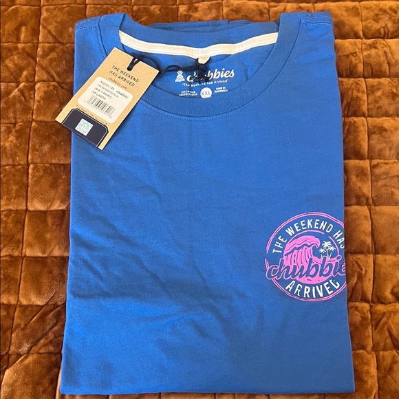 chubbies Other - ✨3/$20 Chubbies Blue Tee with Pink Graphic